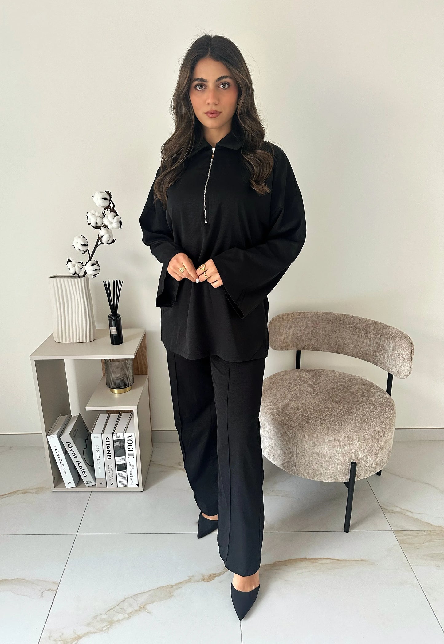 ENSEMBLE AMBRE NOIR