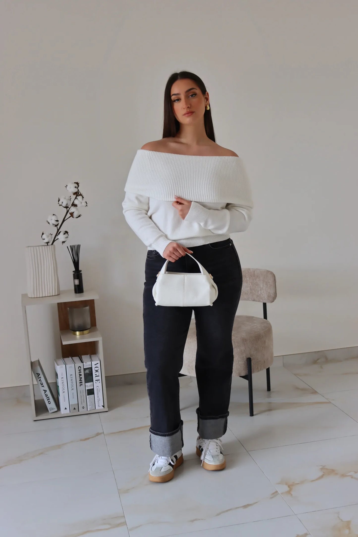 PULL CIARA BLANC