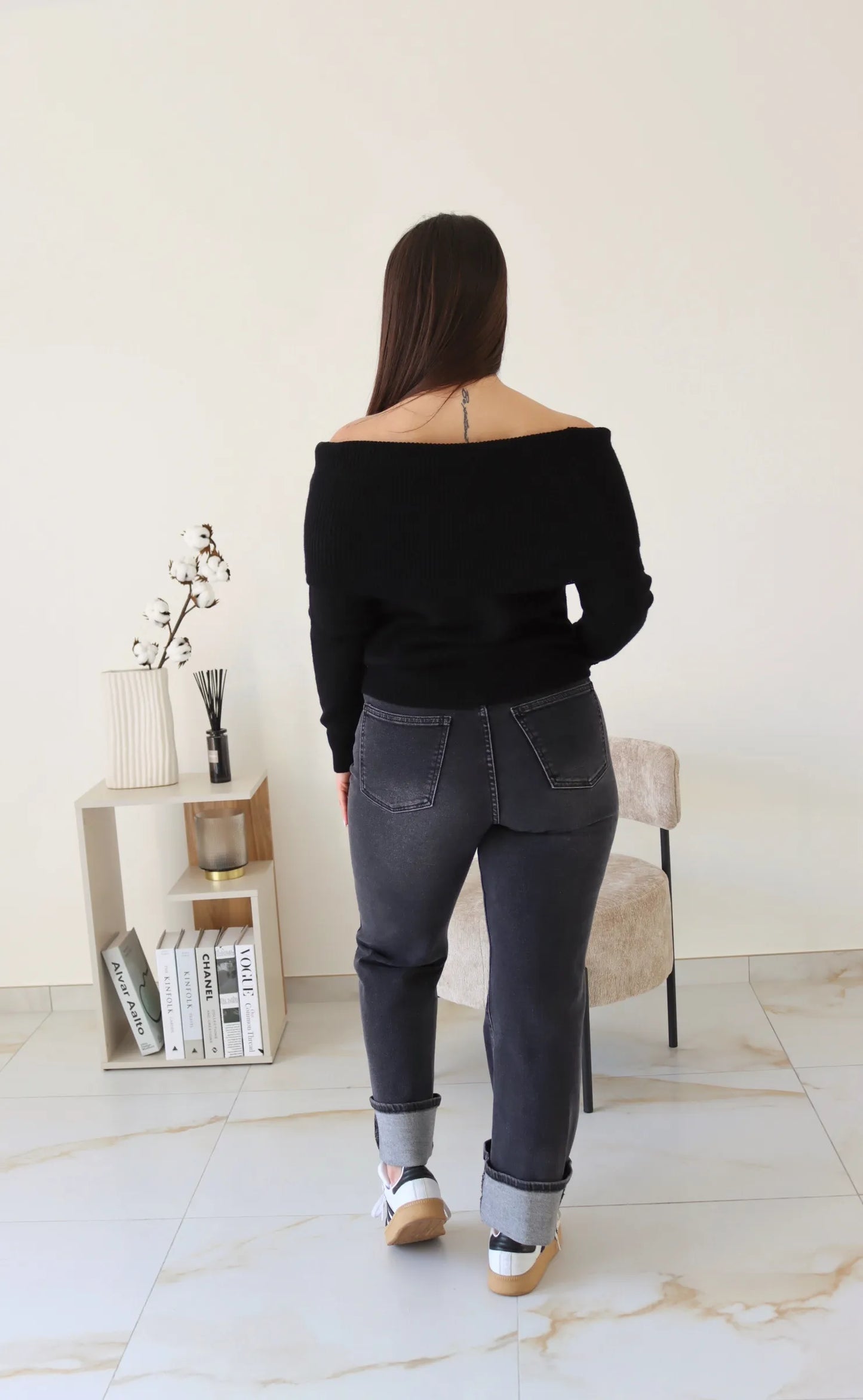 JEANS CARMEN GRIS