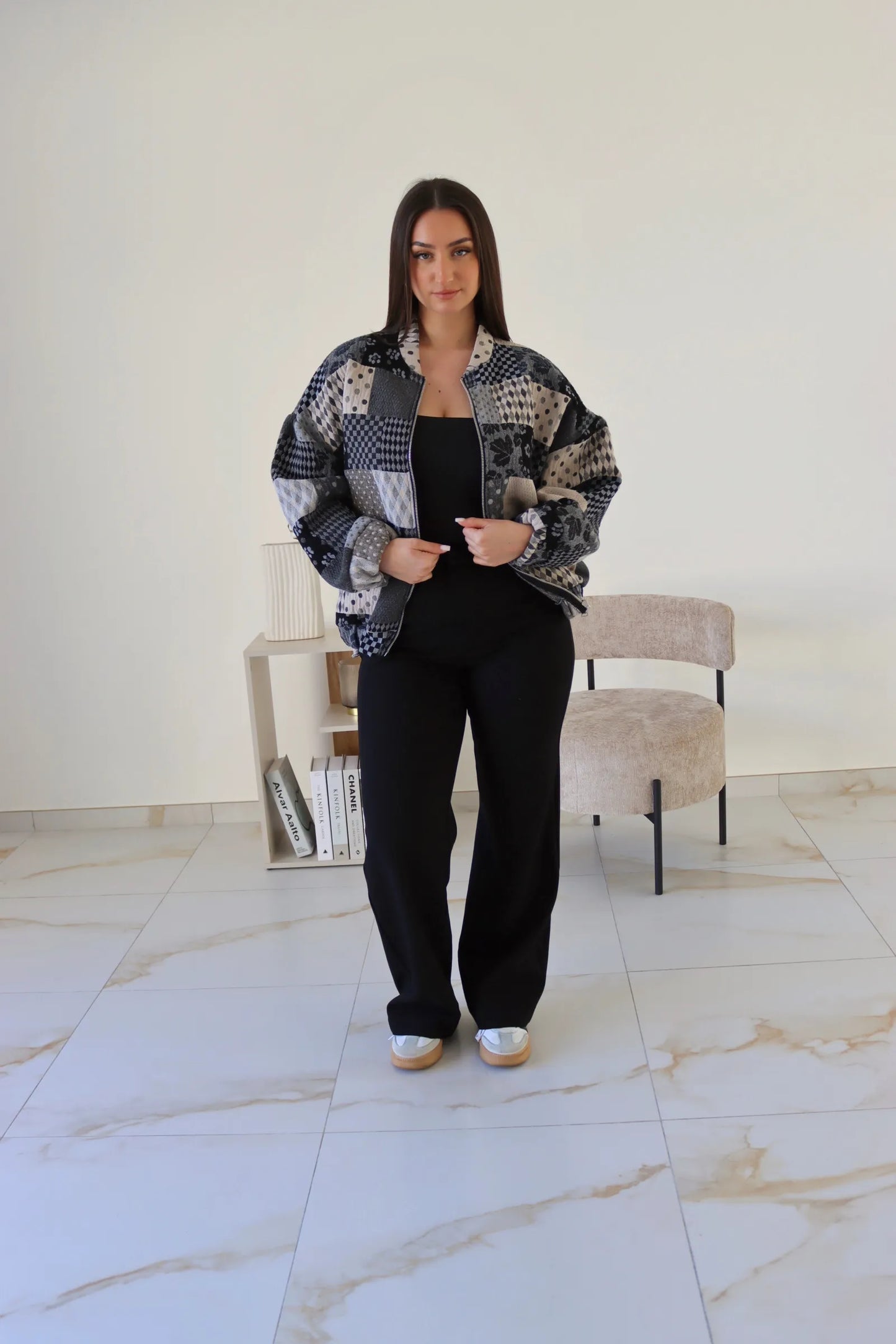 VESTE CHAIMAE GRISE
