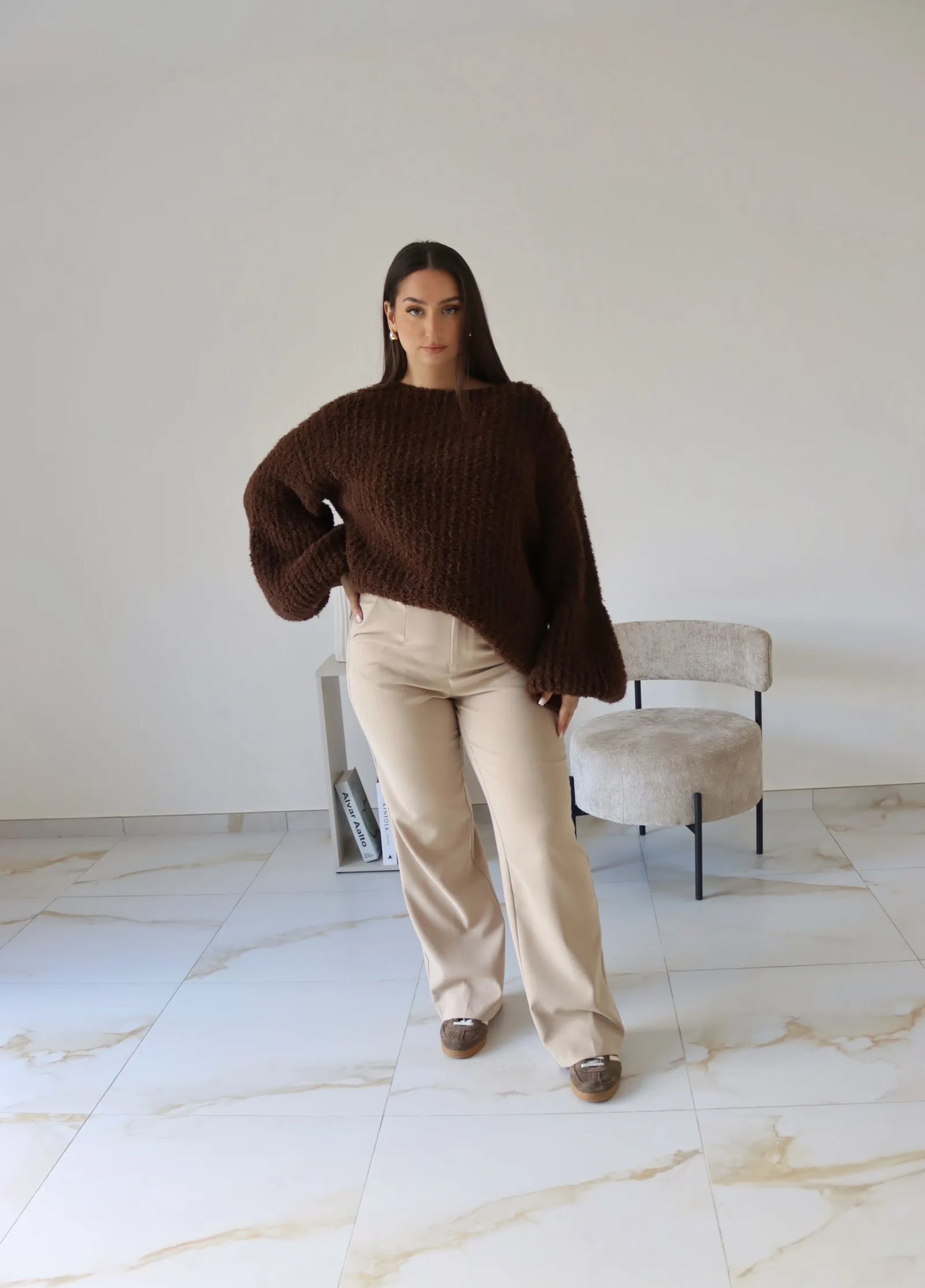 PULL DILA MARRON