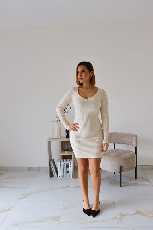 ROBE ROMANE BEIGE