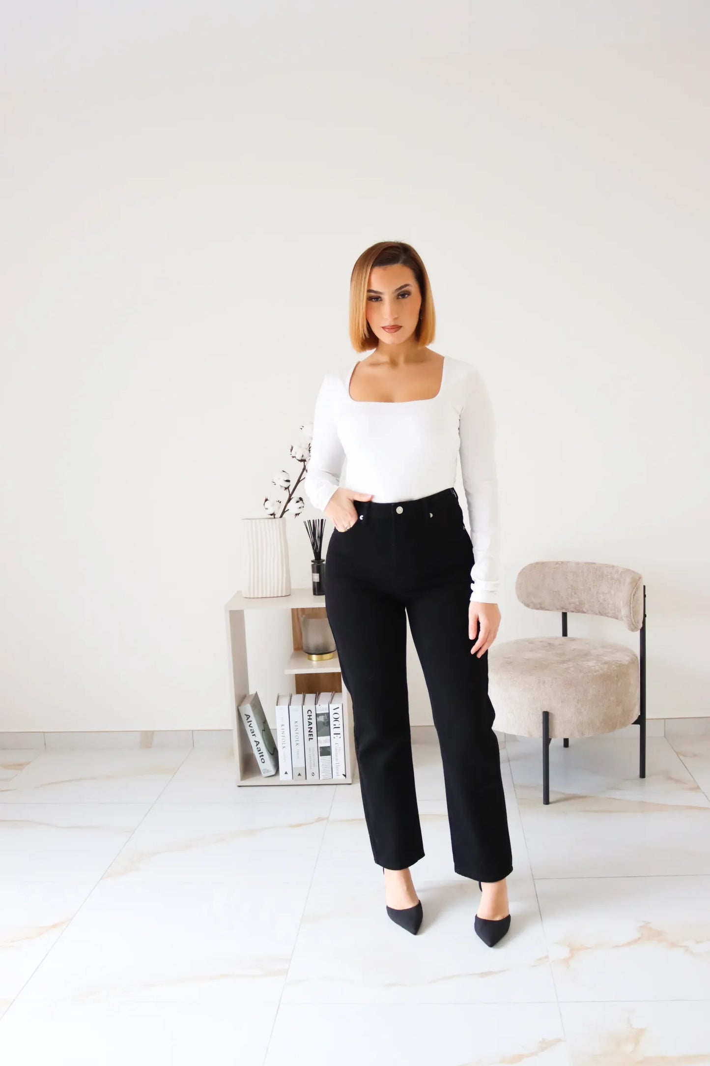 JEANS TYLA NOIR