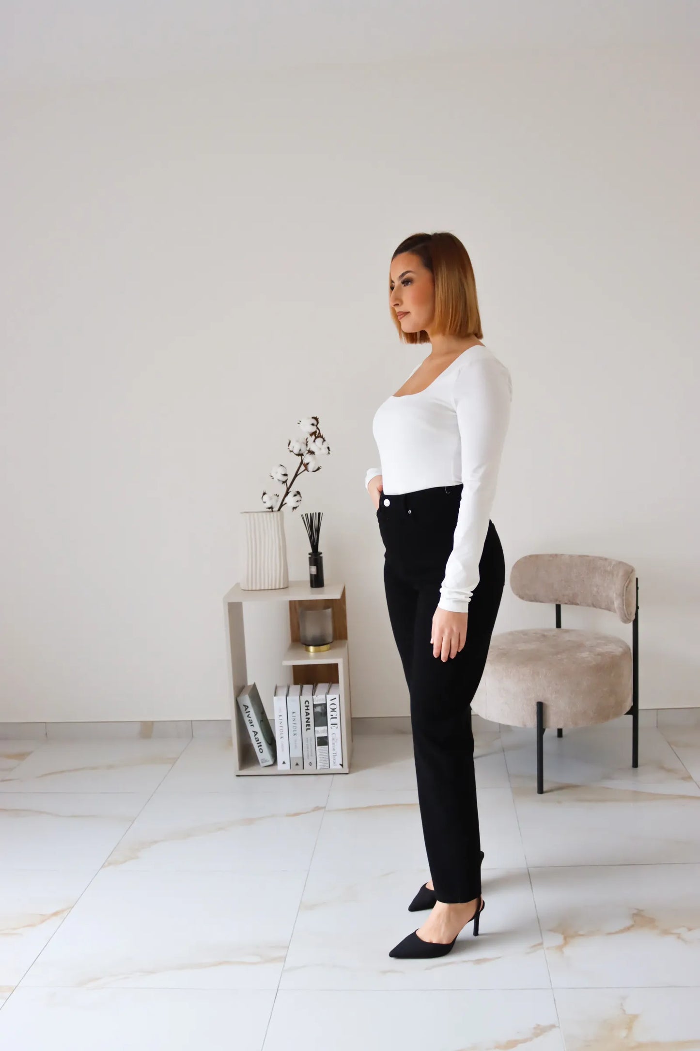JEANS TYLA NOIR