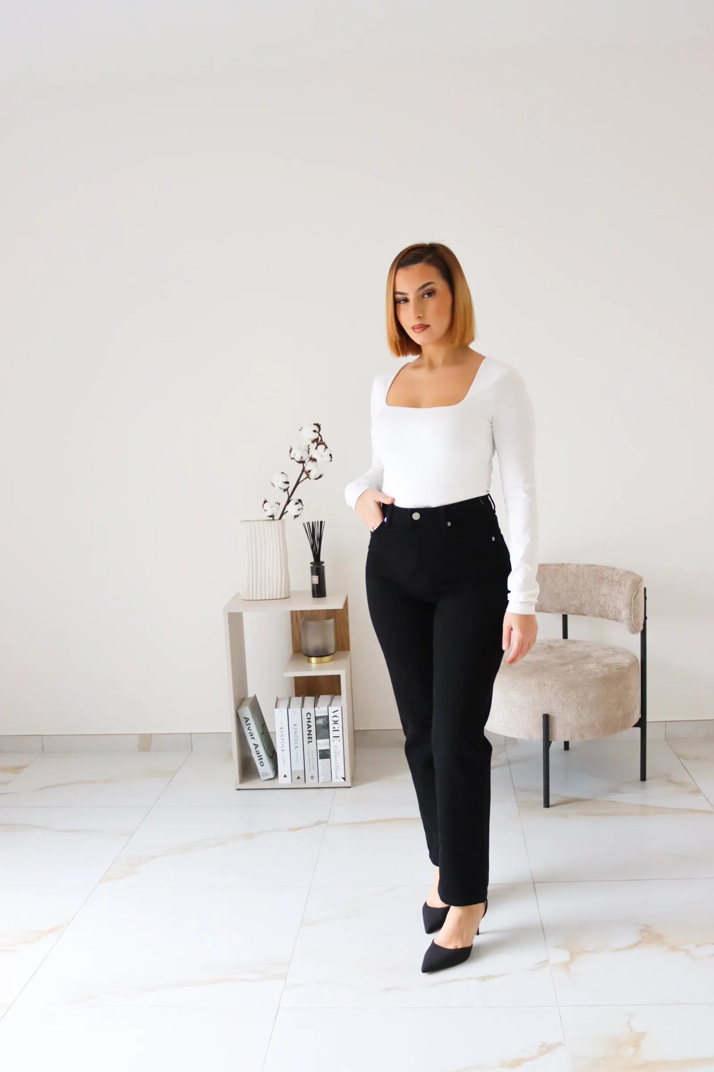 JEANS TYLA NOIR