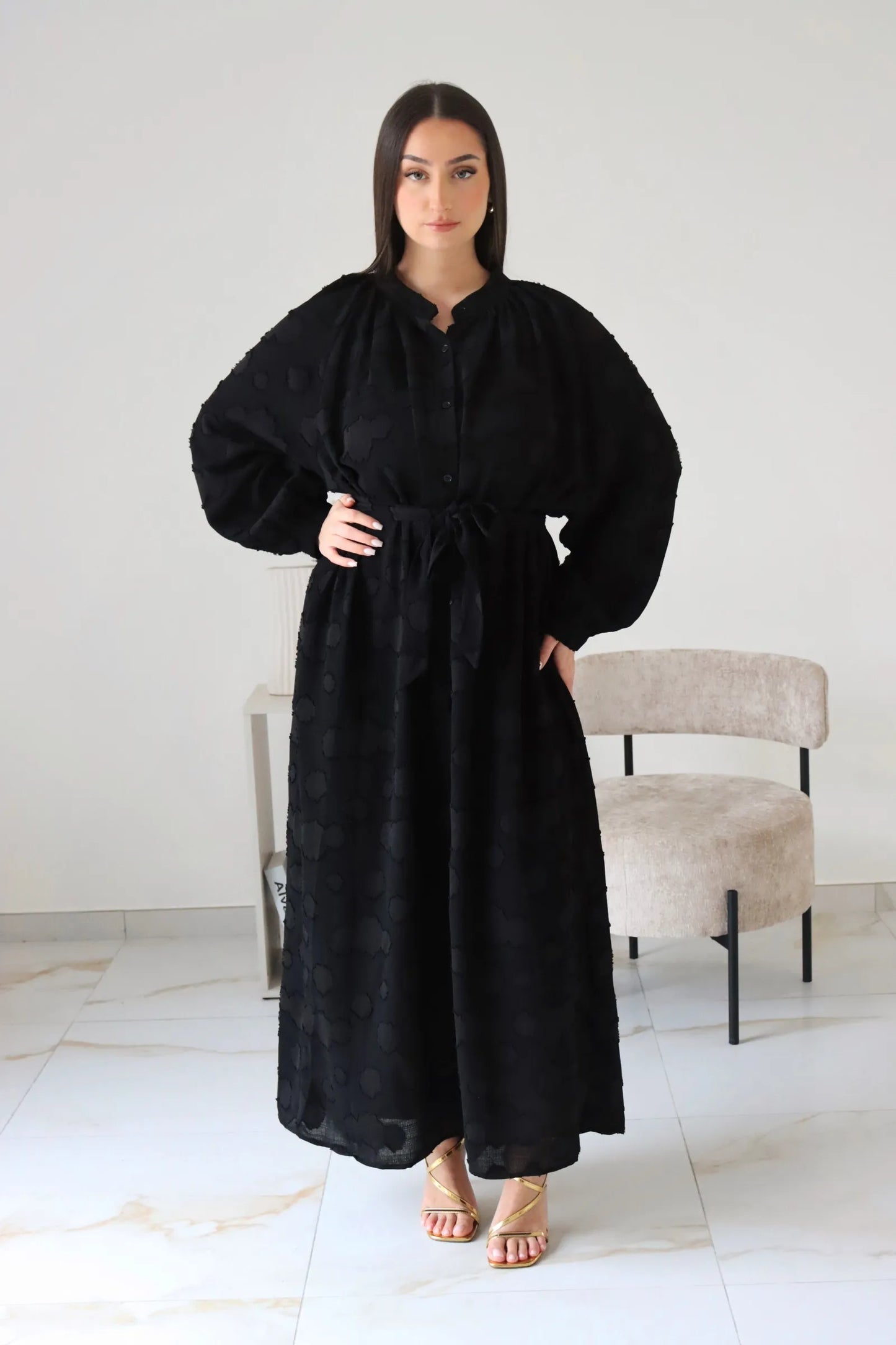 ROBE ASHA NOIR