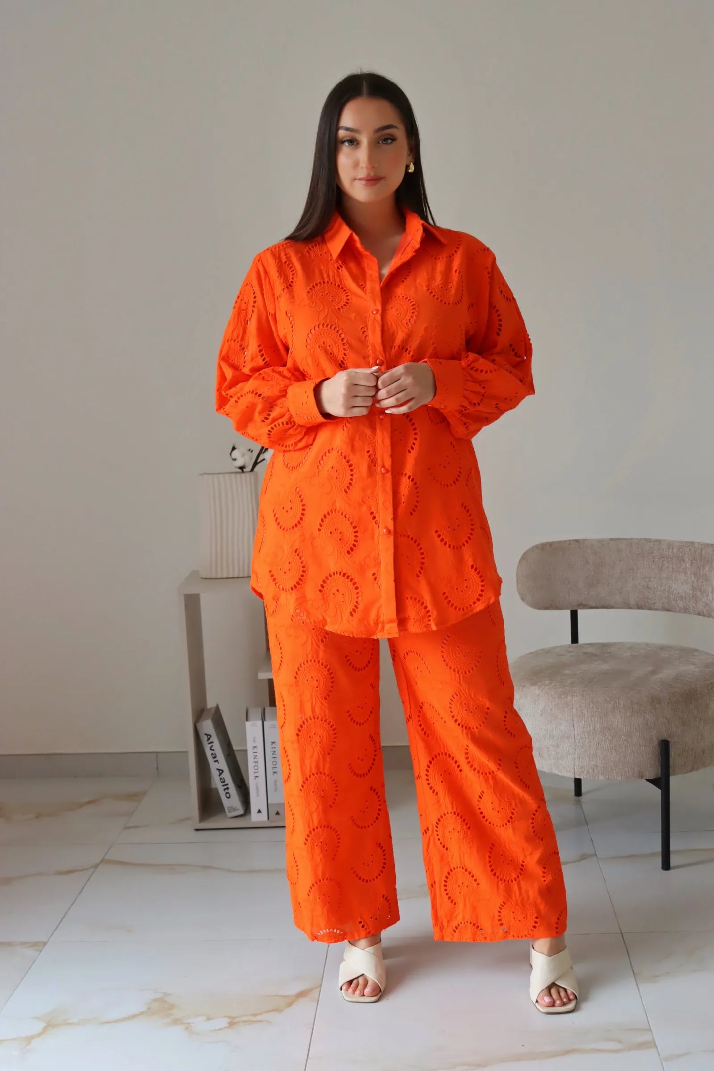 ENSEMBLE NAOMIE ORANGE