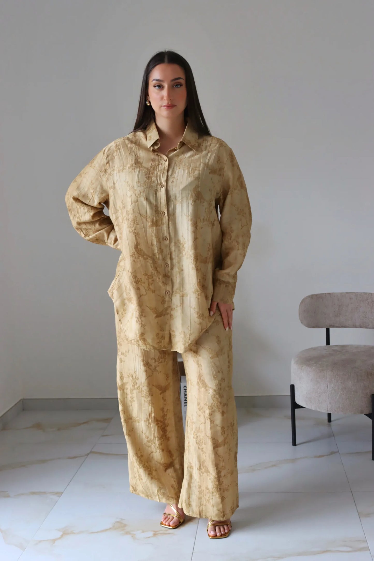 ENSEMBLE MANELLE TAUPE