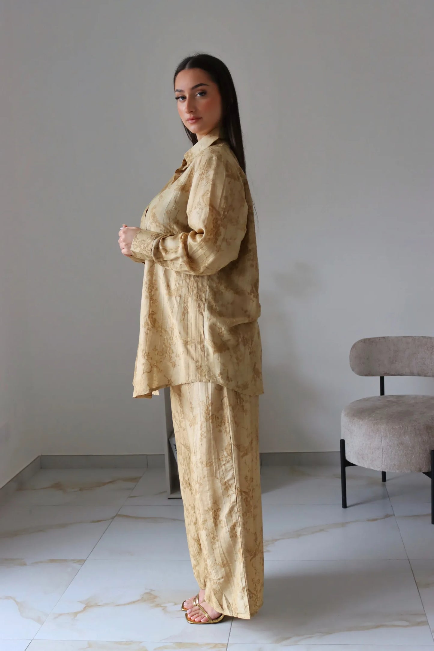 ENSEMBLE MANELLE TAUPE