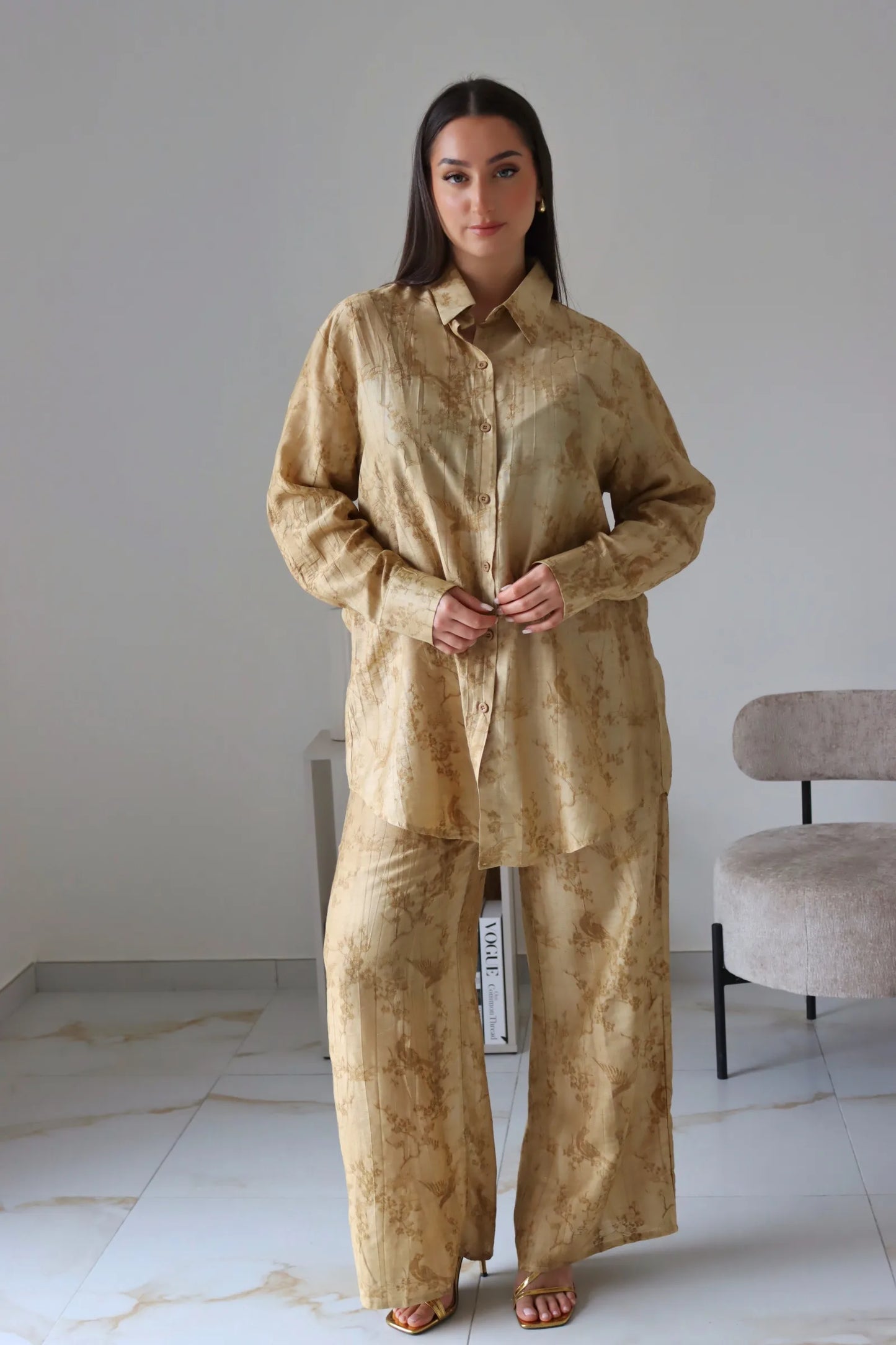 ENSEMBLE MANELLE TAUPE