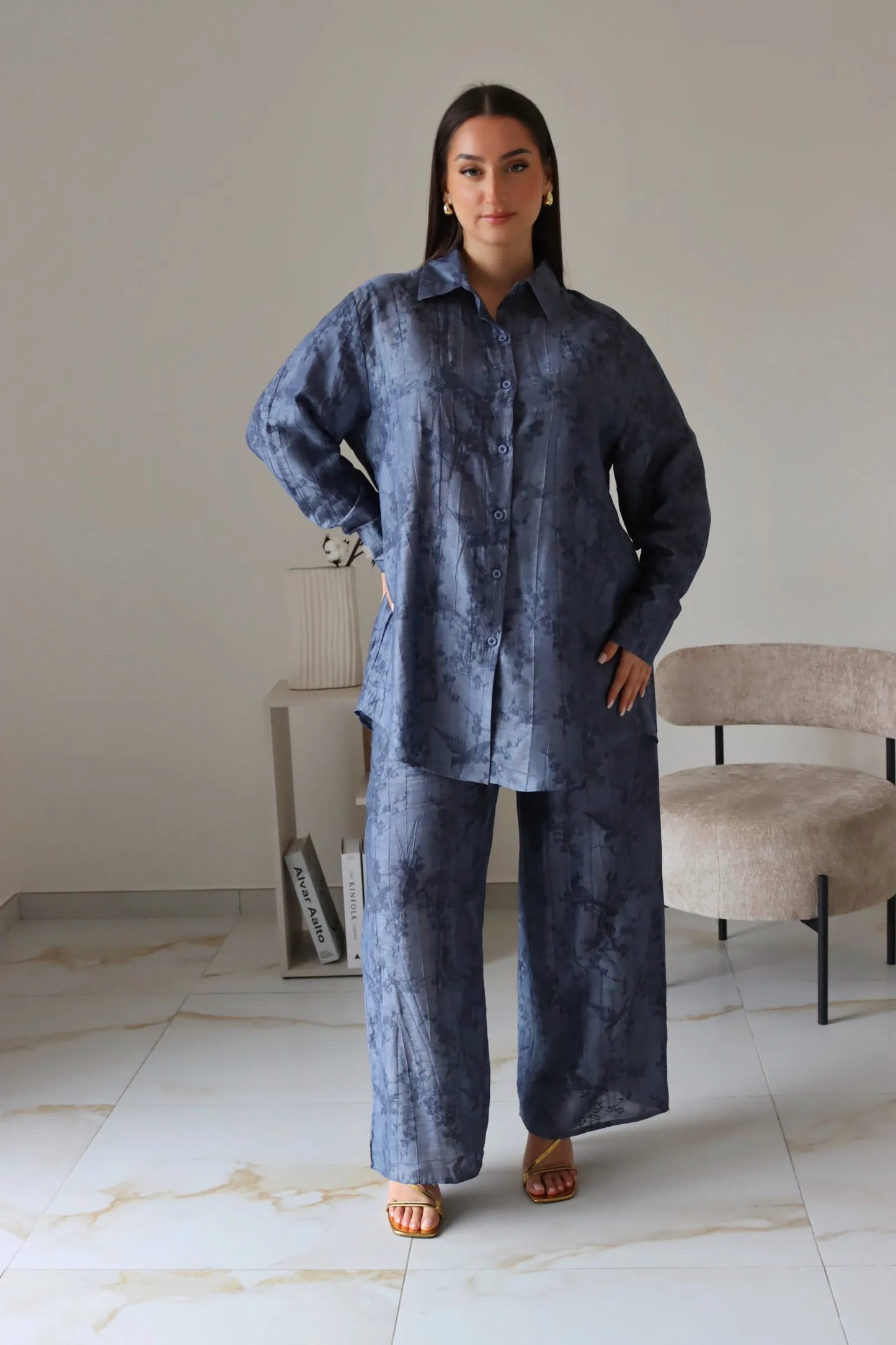 ENSEMBLE MANELLE BLEU
