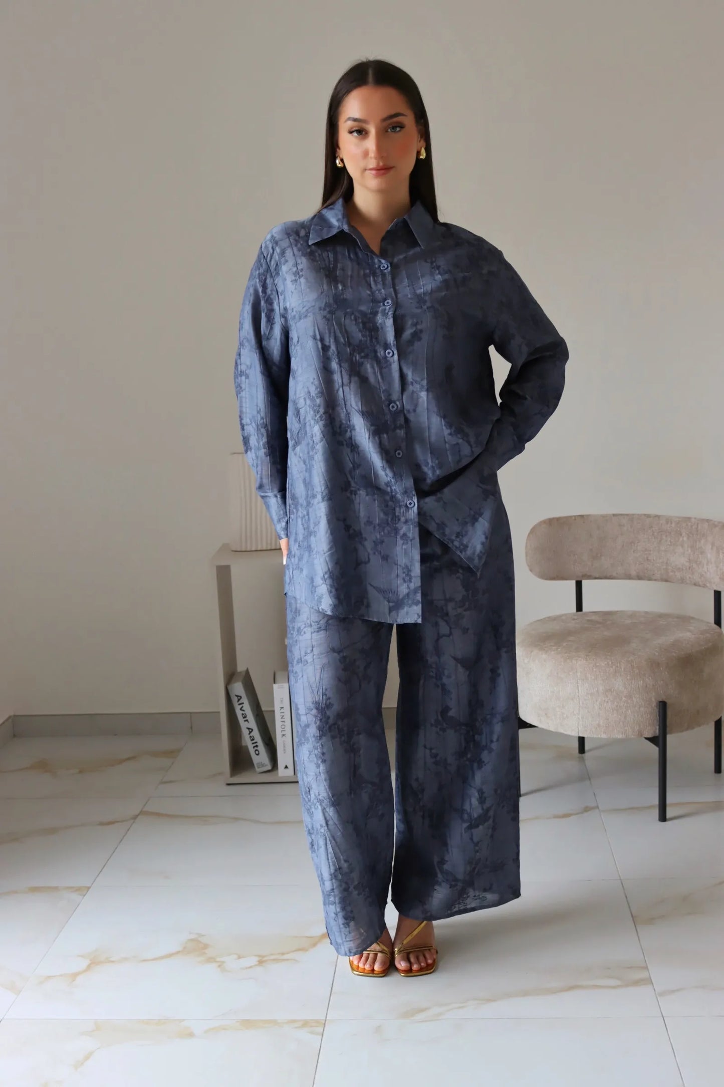 ENSEMBLE MANELLE BLEU