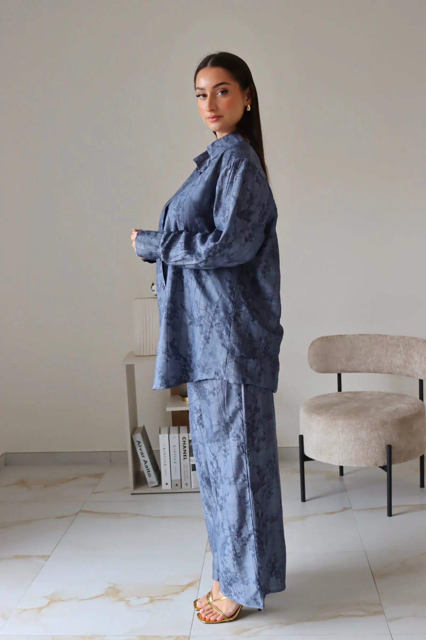 ENSEMBLE MANELLE BLEU