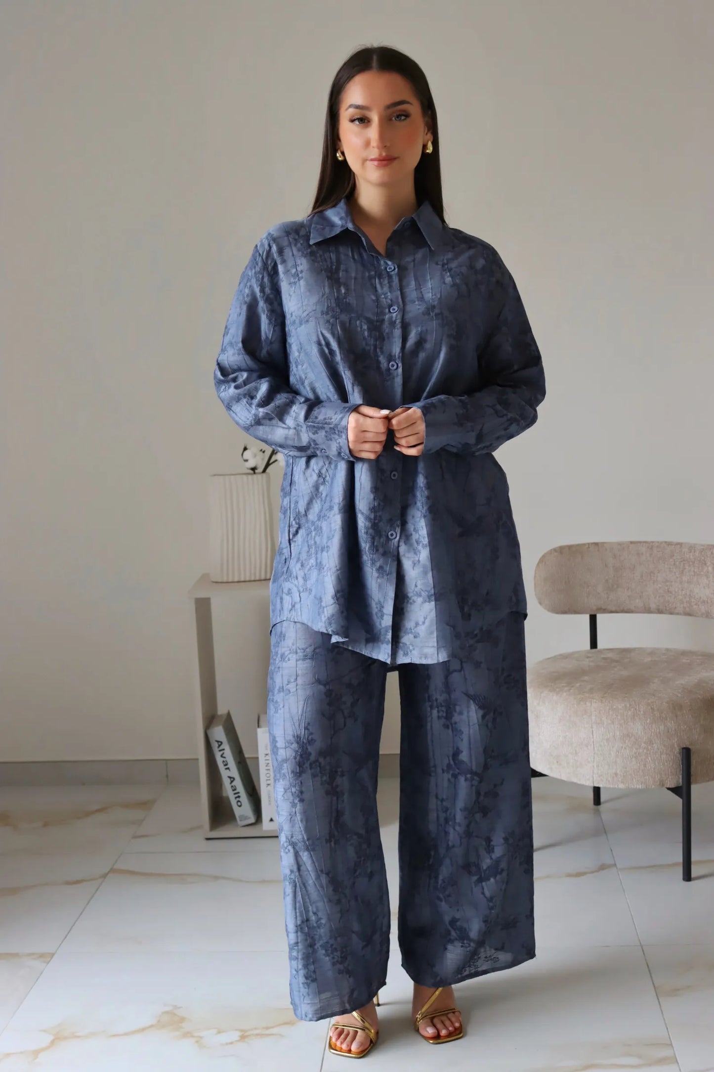 ENSEMBLE MANELLE BLEU