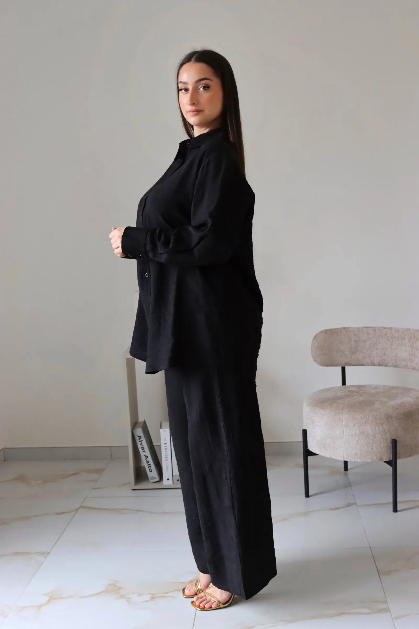 ENSEMBLE MANELLE NOIR