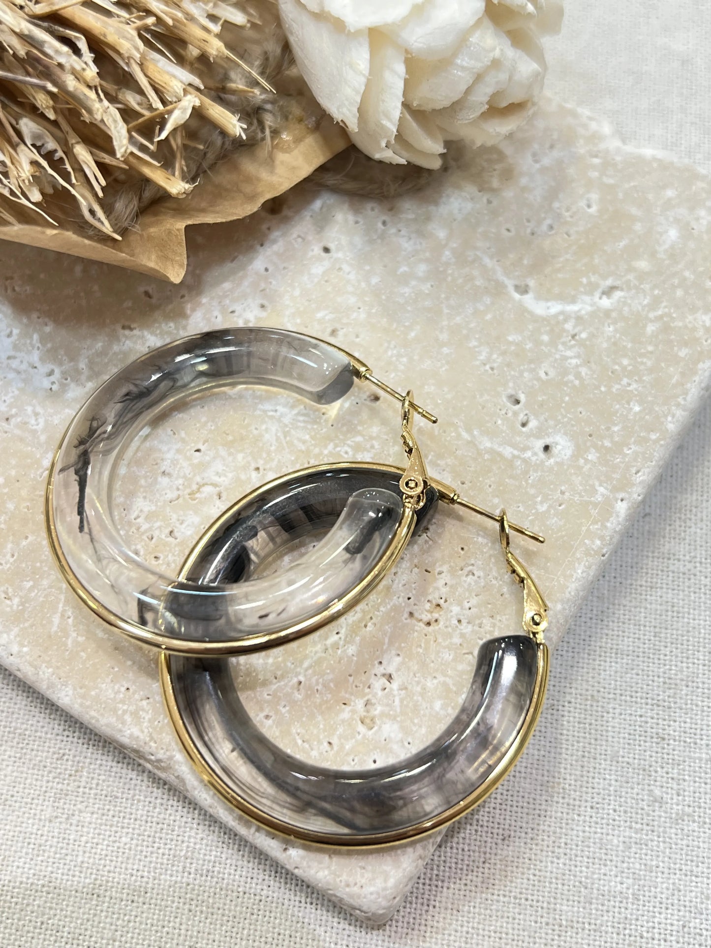 BOUCLE D'OREILLE DONIA DORÉ