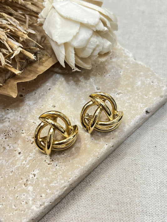 BOUCLE D'OREILLE ALUBIS DORÉ