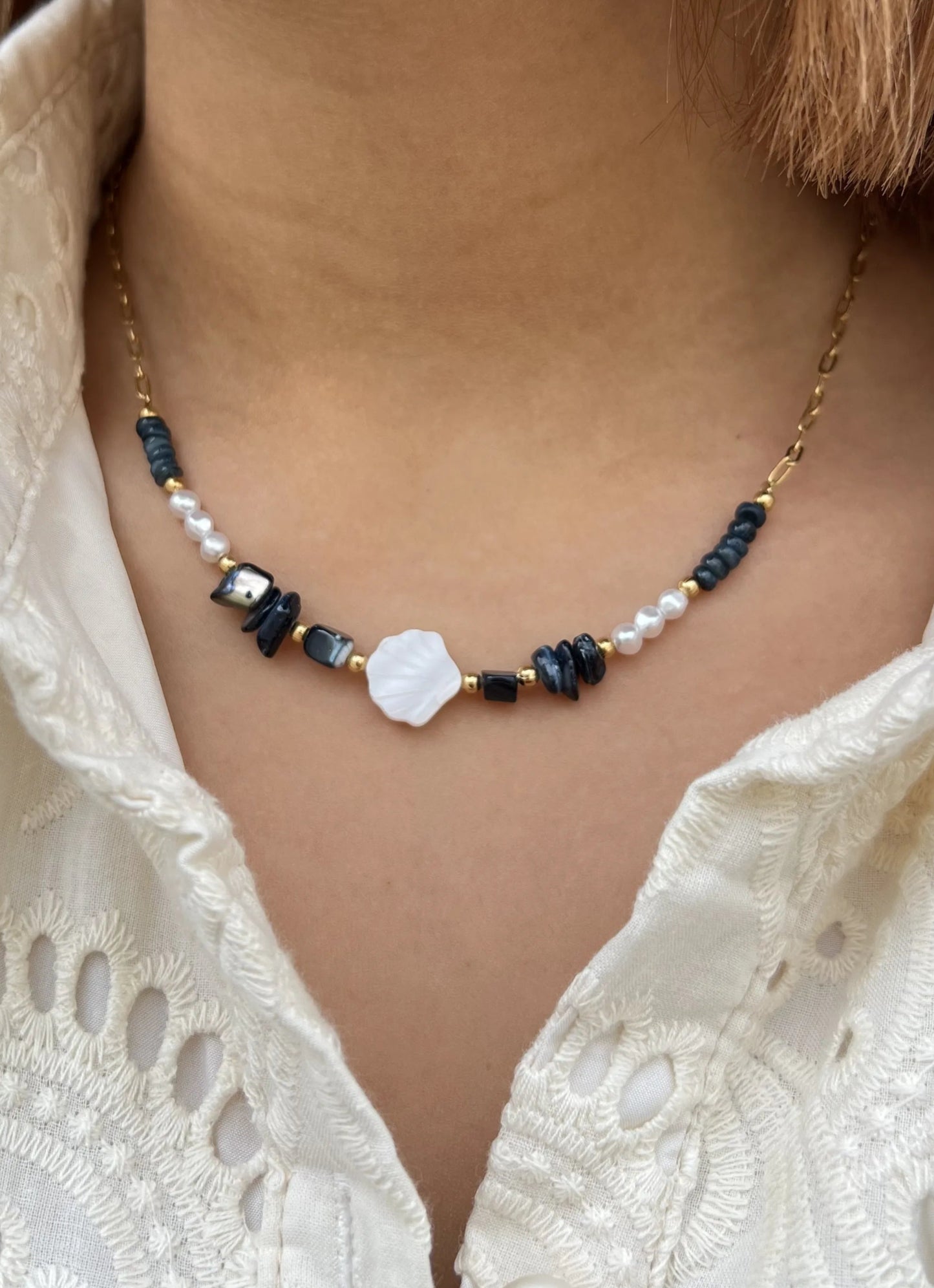 COLLIER AMAYA BLEU