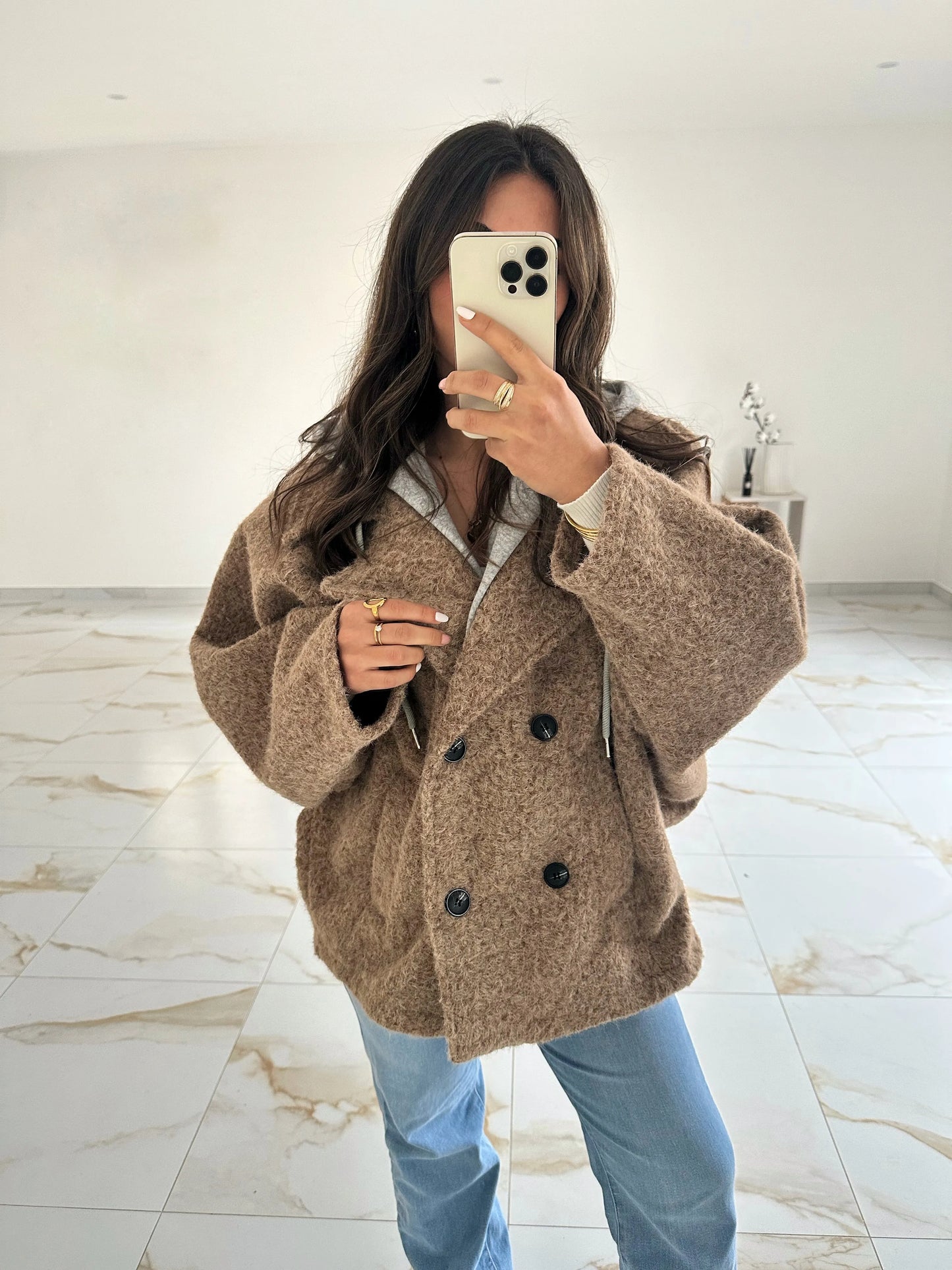 VESTE SOFIA TAUPE