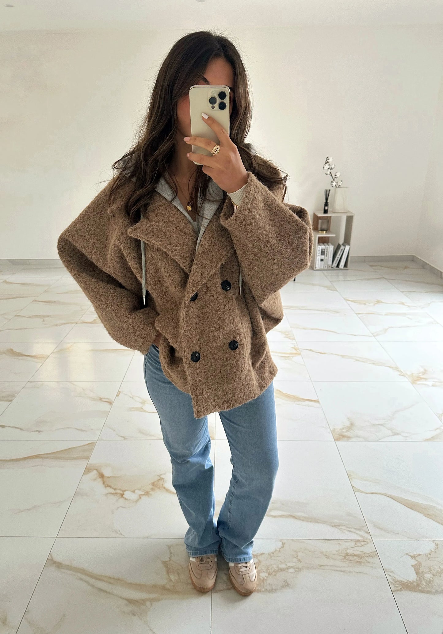 VESTE SOFIA TAUPE