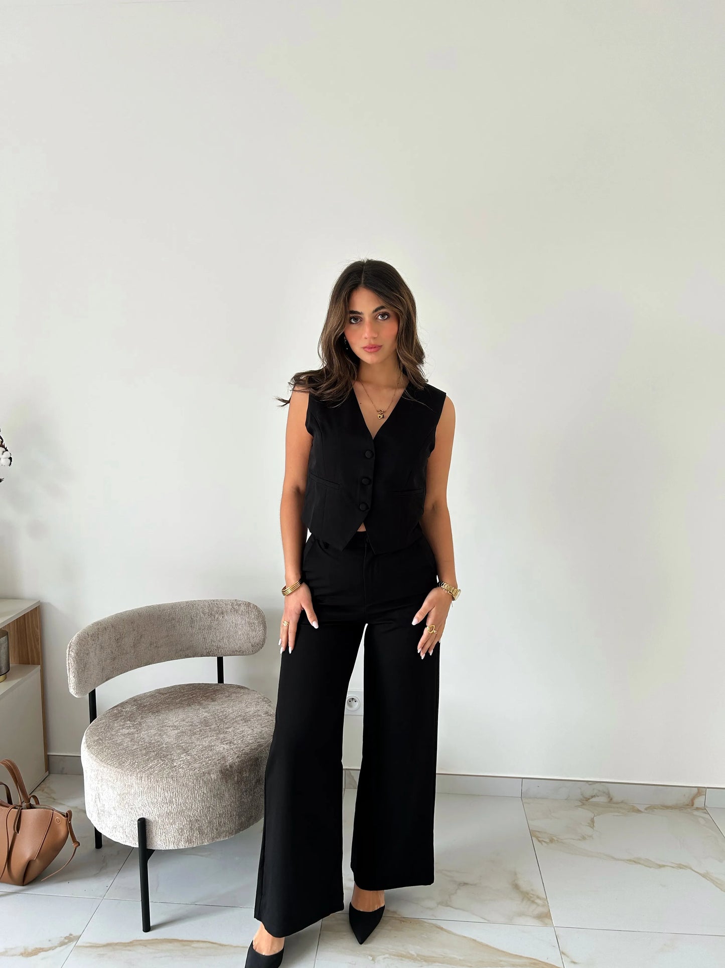 GILET KIERA NOIR