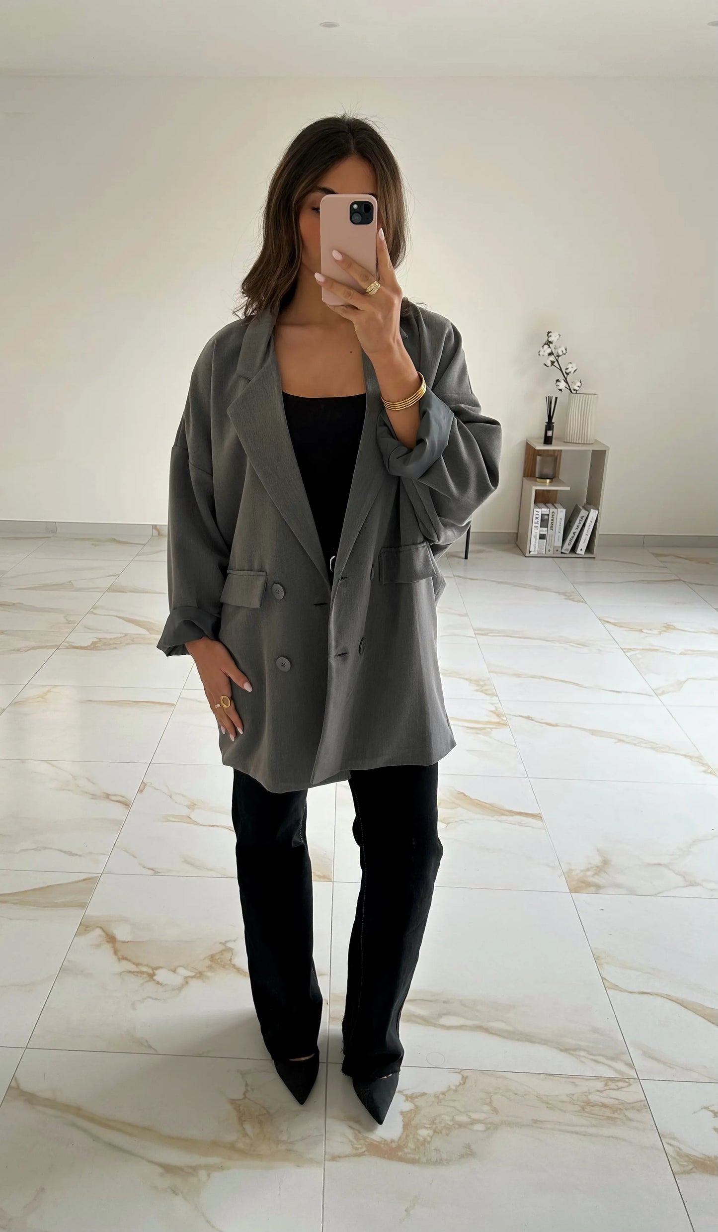 BLAZER CHARLENE GRIS