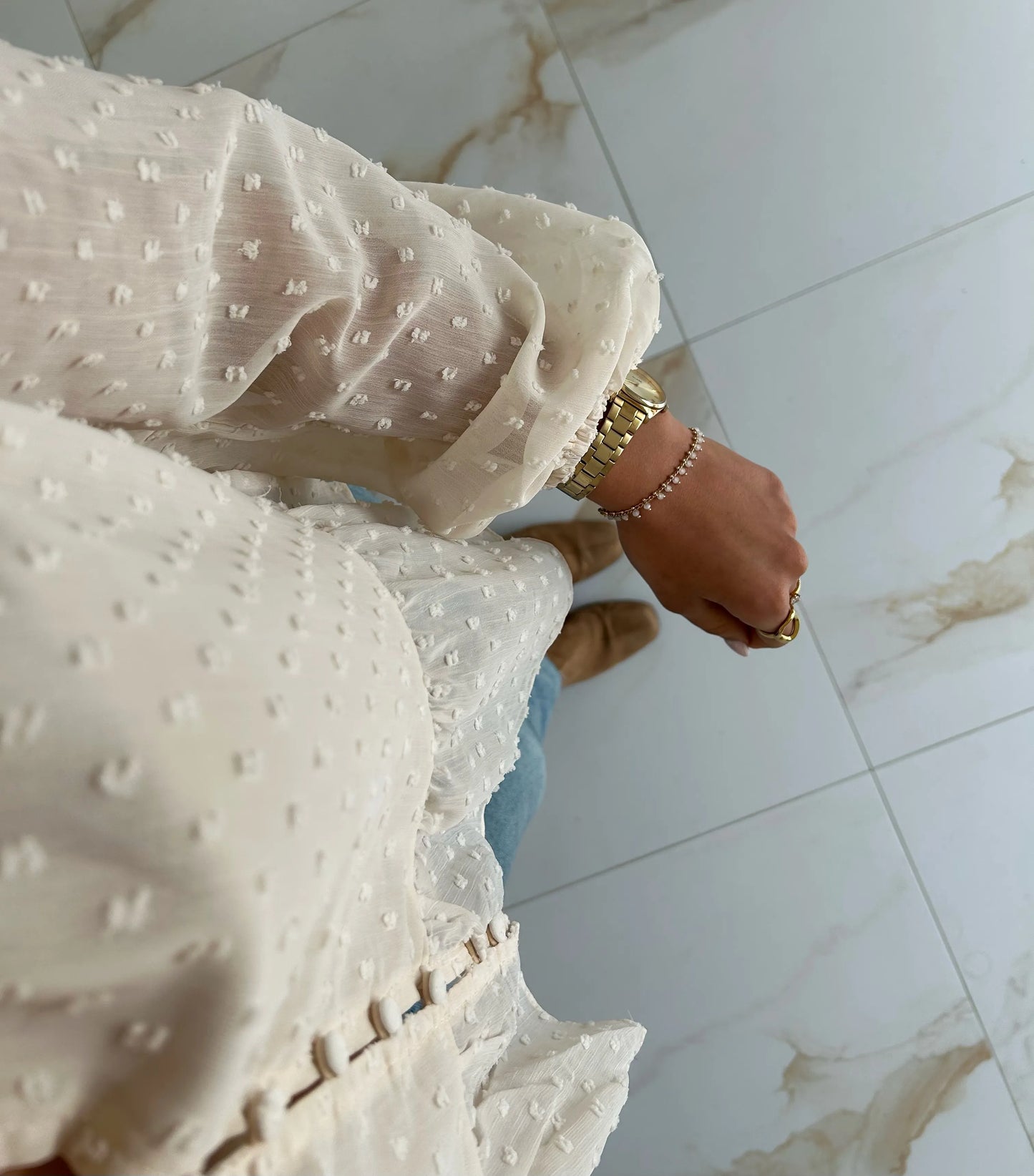 CHEMISE LEONORE ECRU