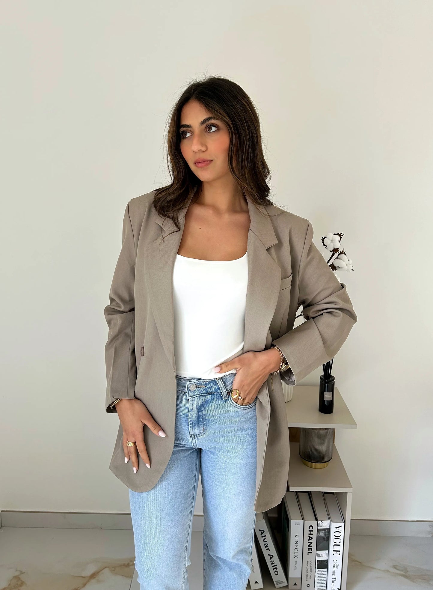 BLAZER CLEA TAUPE