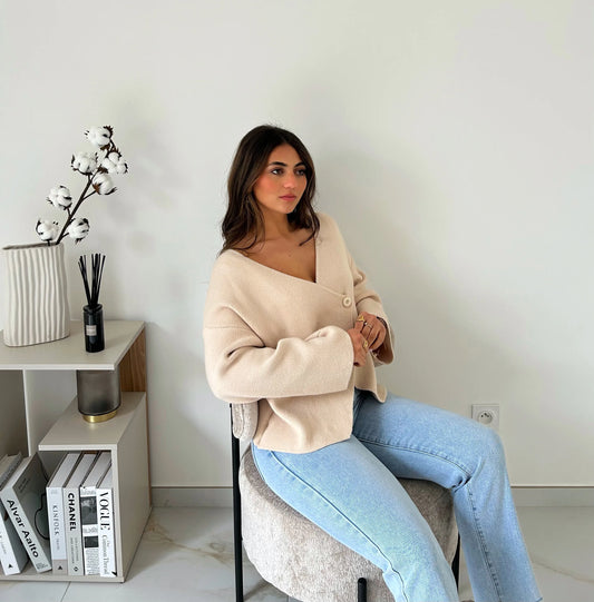 GILET CAMELIA BEIGE