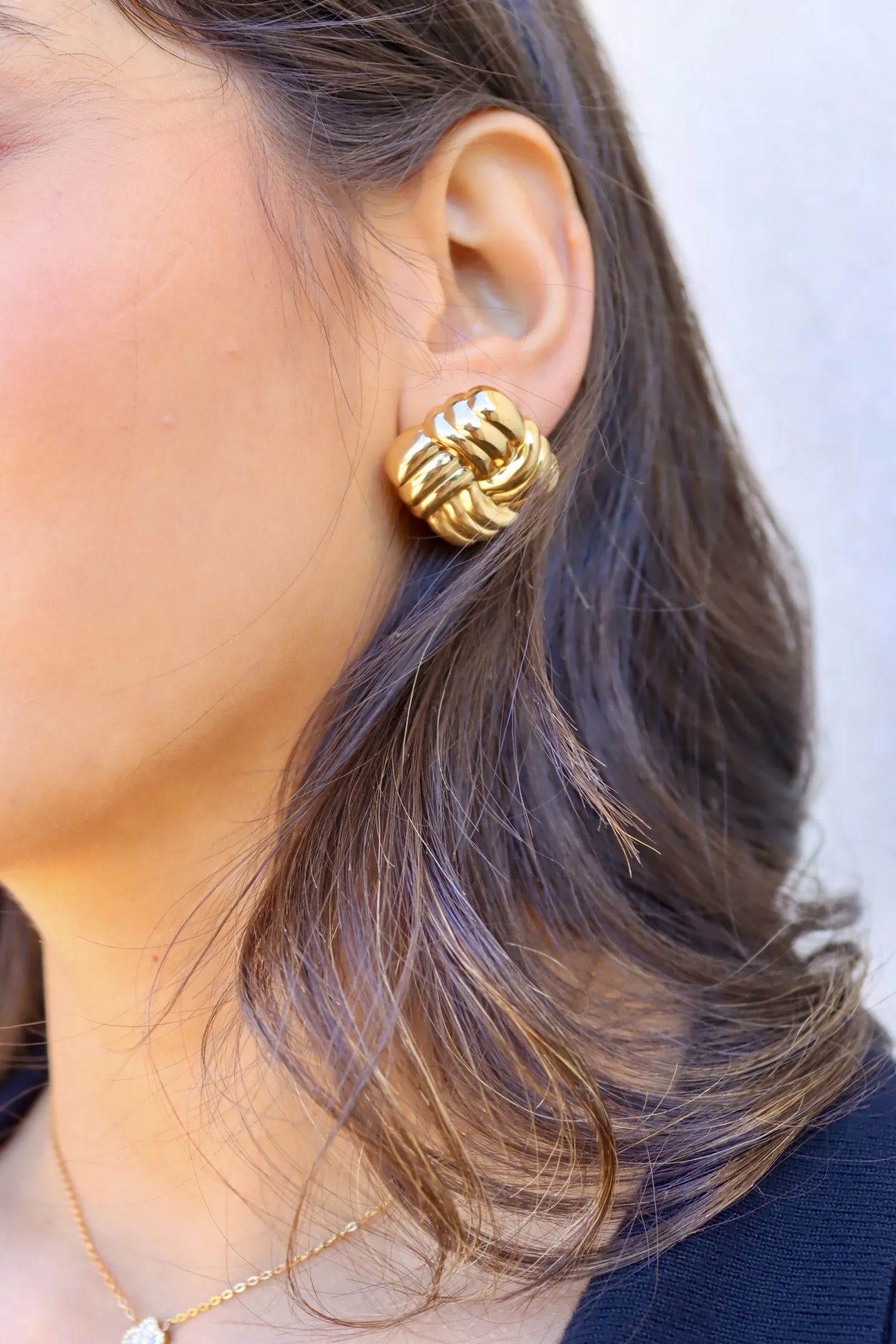 BOUCLE D'OREILLE JONE DORÉ
