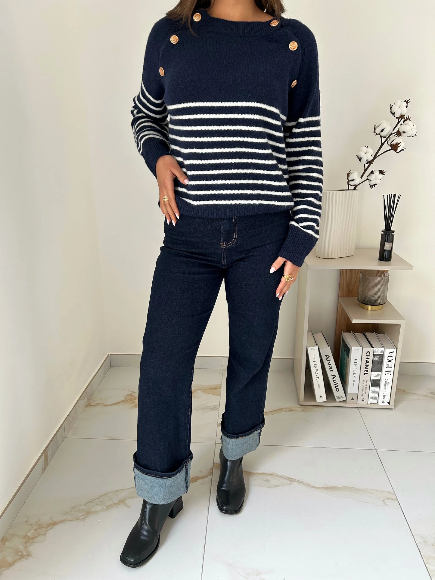 JEANS CARMEN BLEU