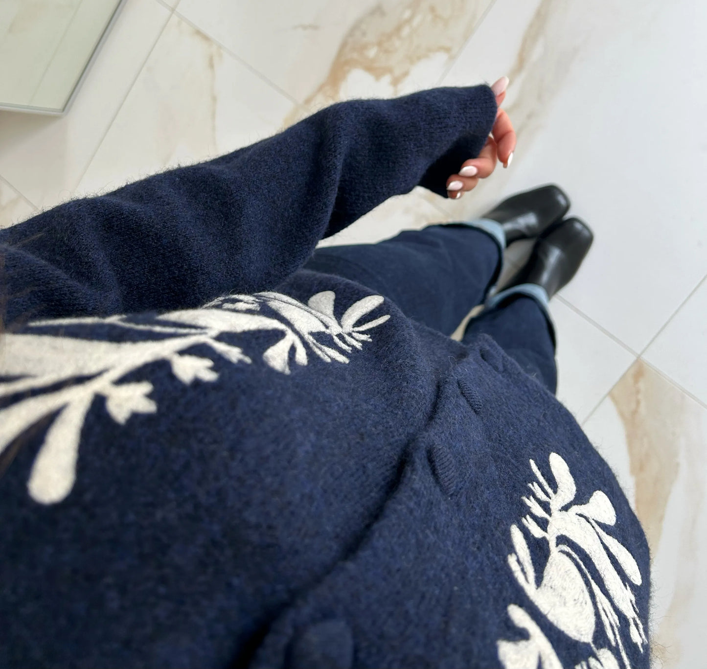 PULL LEONORE BLEU