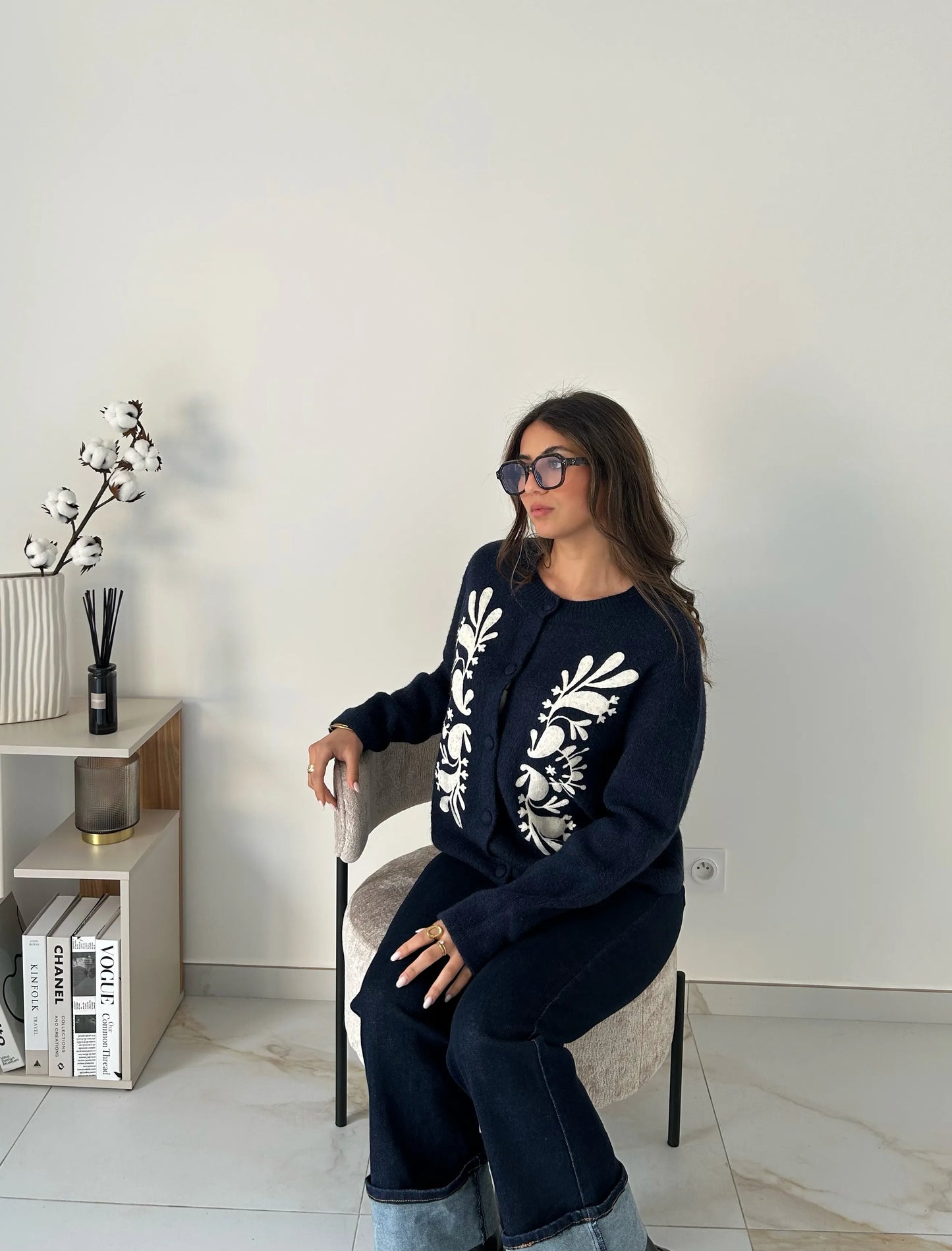 PULL LEONORE BLEU