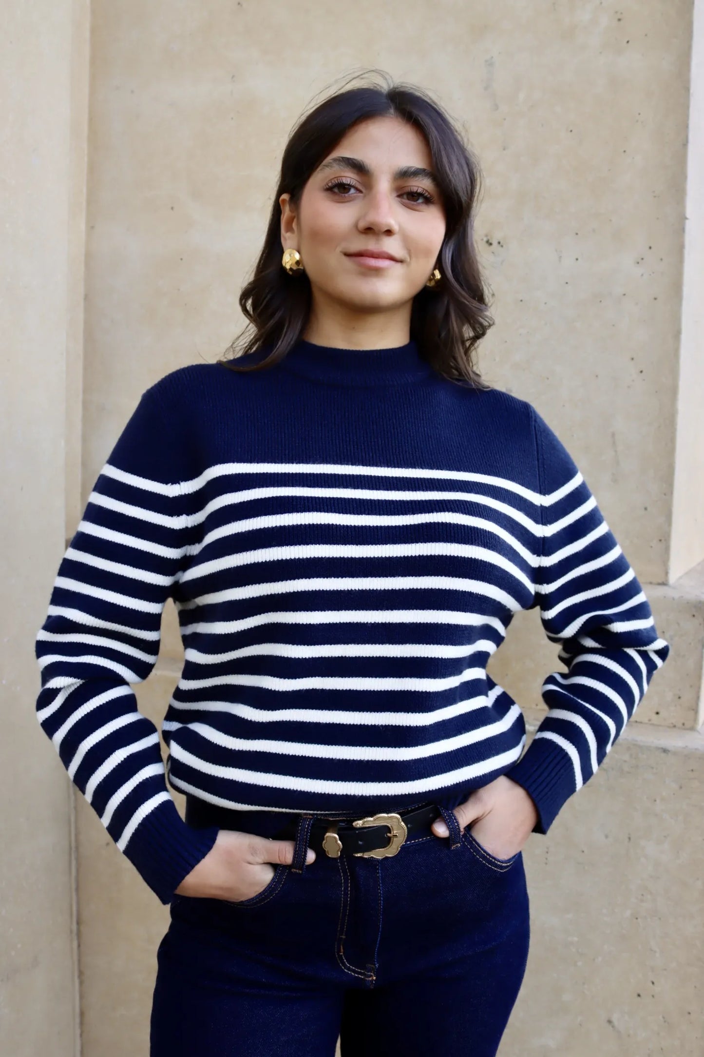 PULL MELANIE BLEU