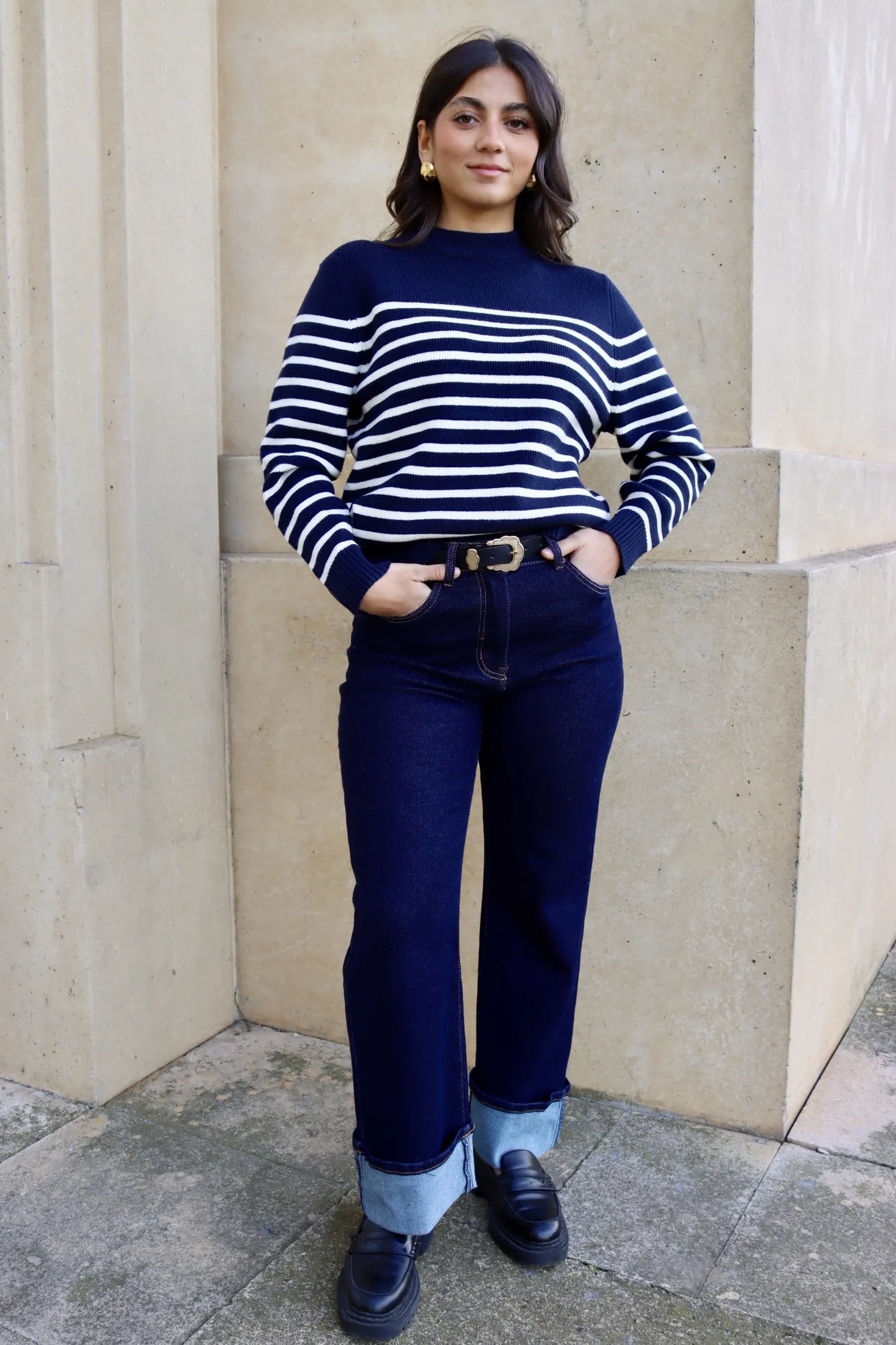 PULL MELANIE BLEU