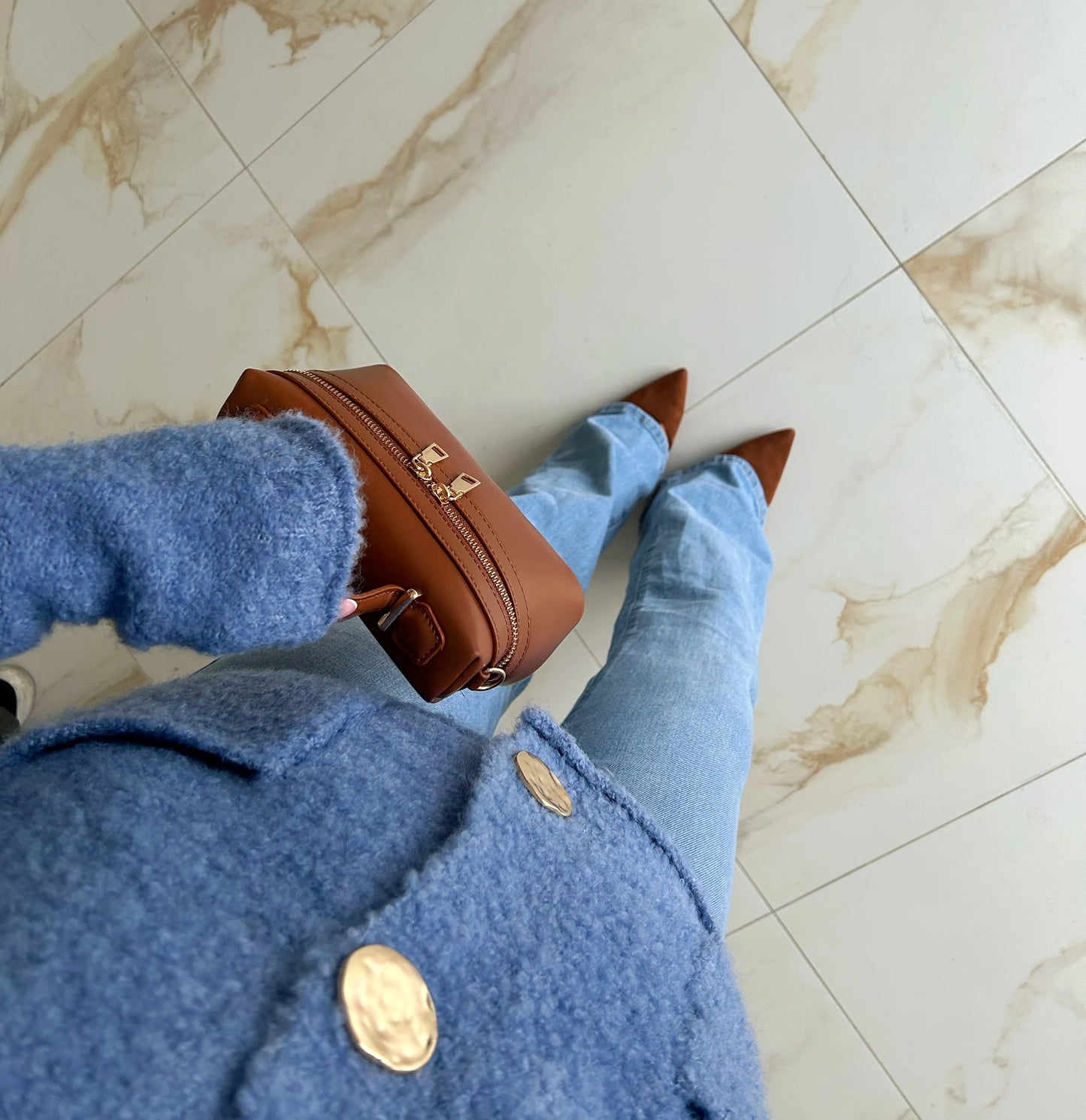 GILET IRINA BLEU
