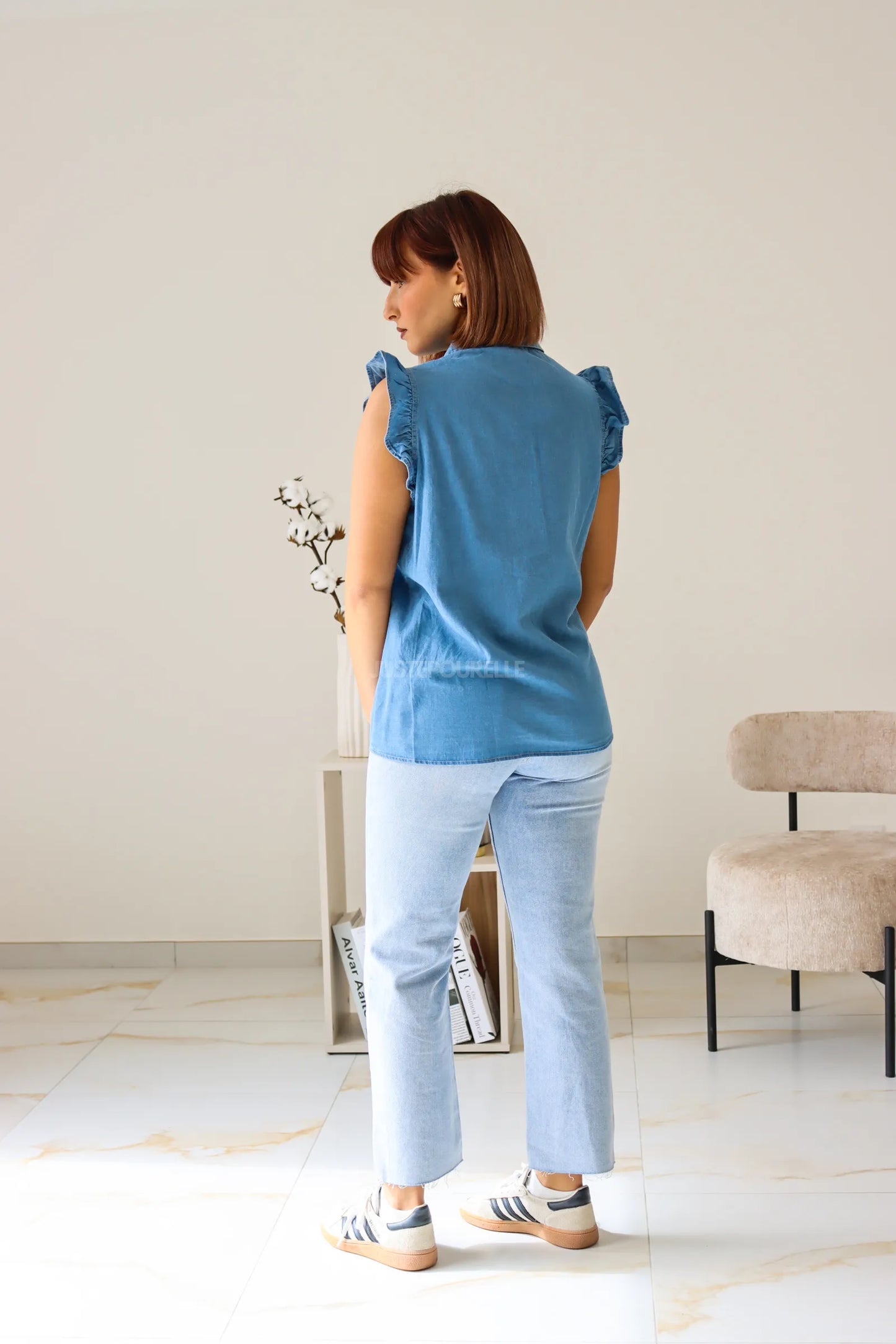 CHEMISE ARIANE BLEU