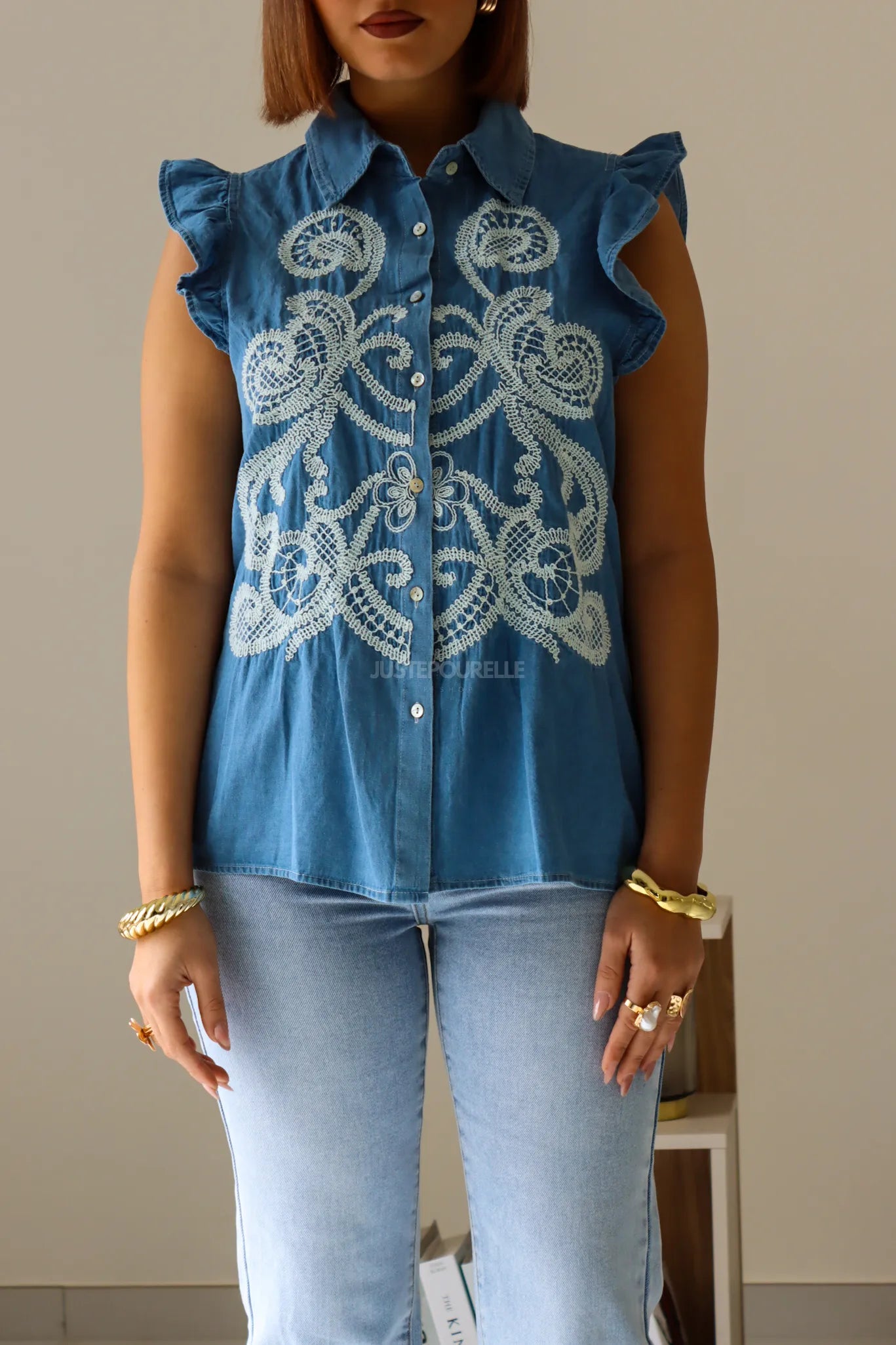 CHEMISE ARIANE BLEU