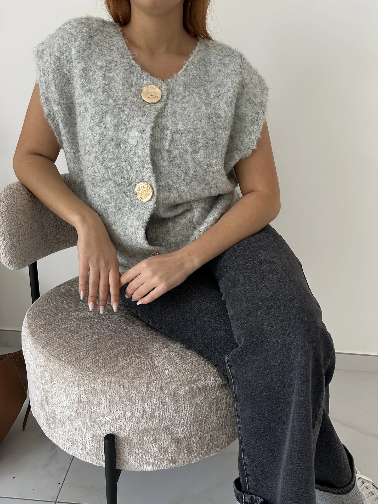 GILET ARIEL GRIS