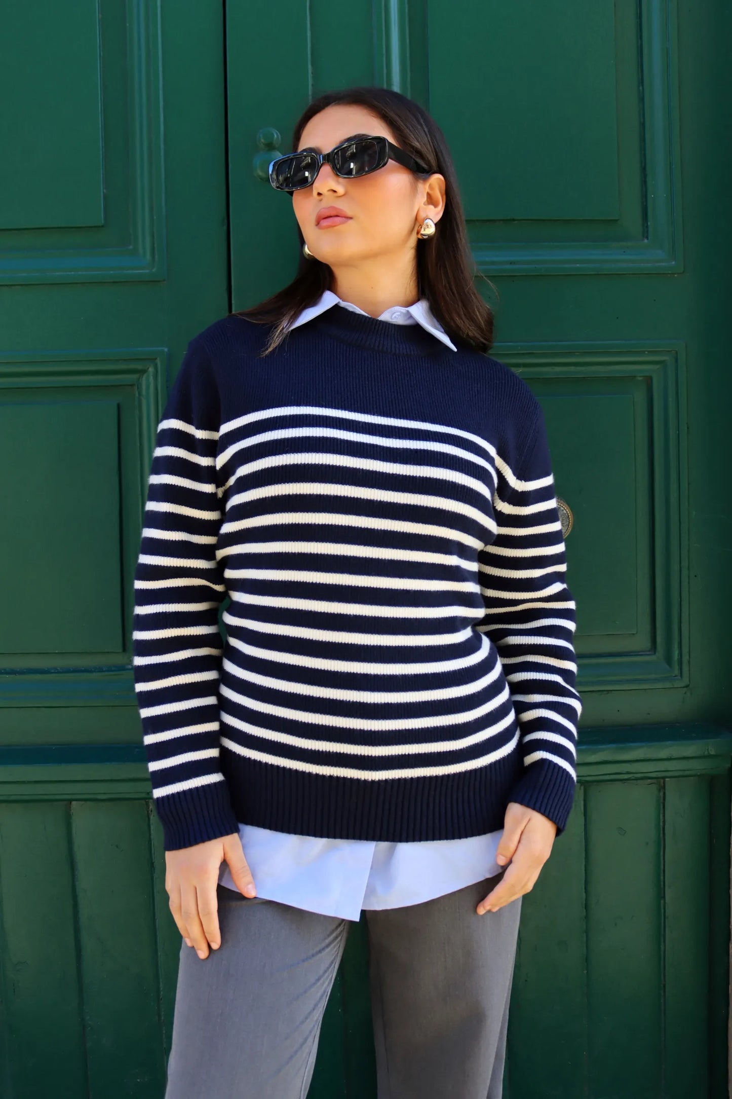 PULL MELANIE BLEU