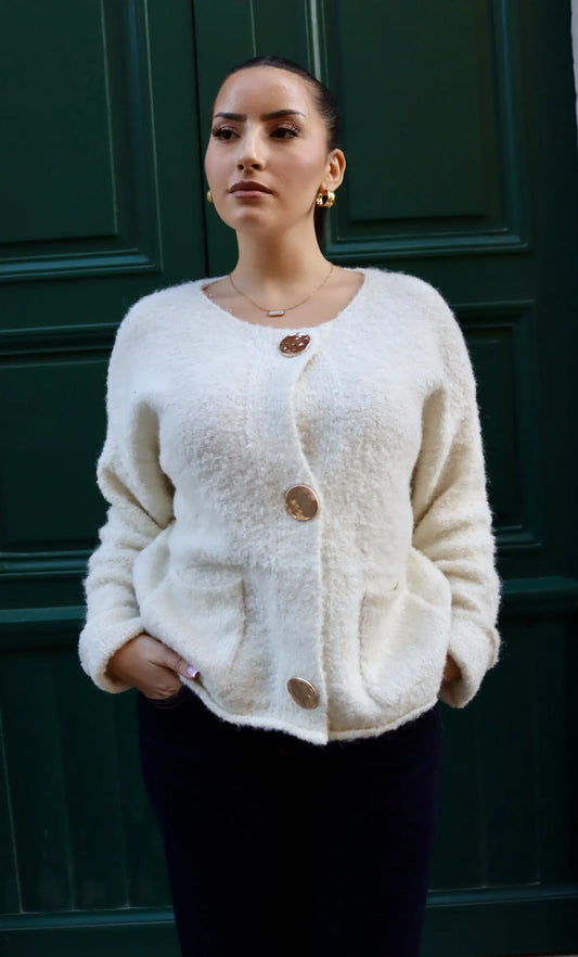 GILET IRINA BEIGE