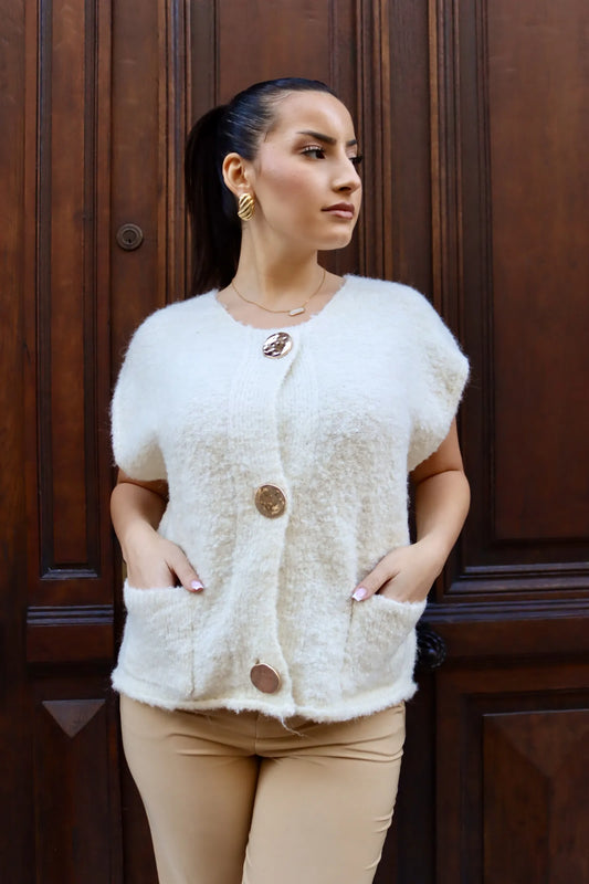 GILET ARIEL BEIGE
