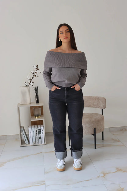PULL CIARA GRIS