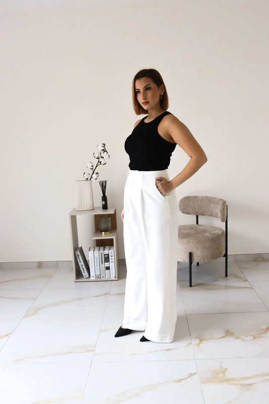 PANTALON NYREL BLANC