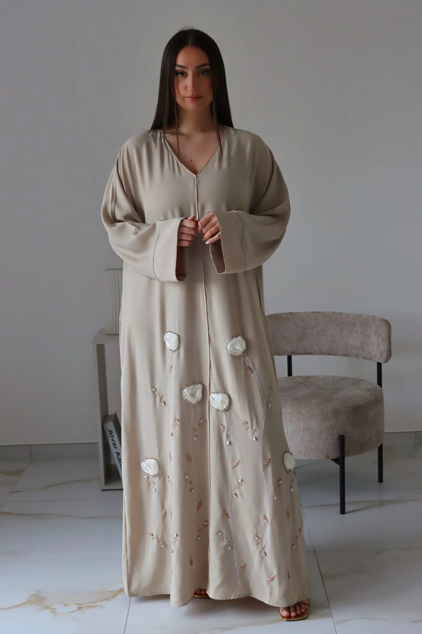 ROBE SOUKAINA BEIGE