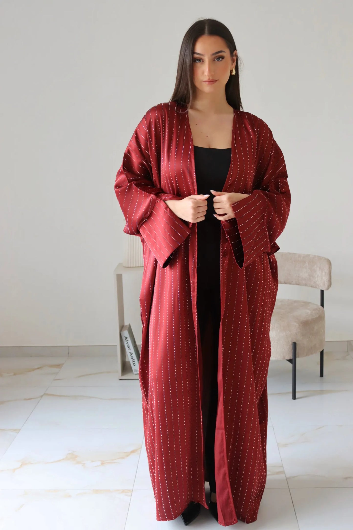 KIMONO MYRIAM BORDEAUX