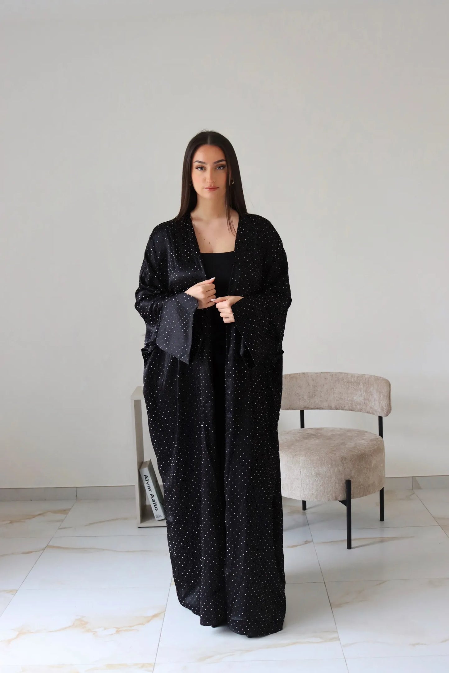 KIMONO YASMINE NOIR