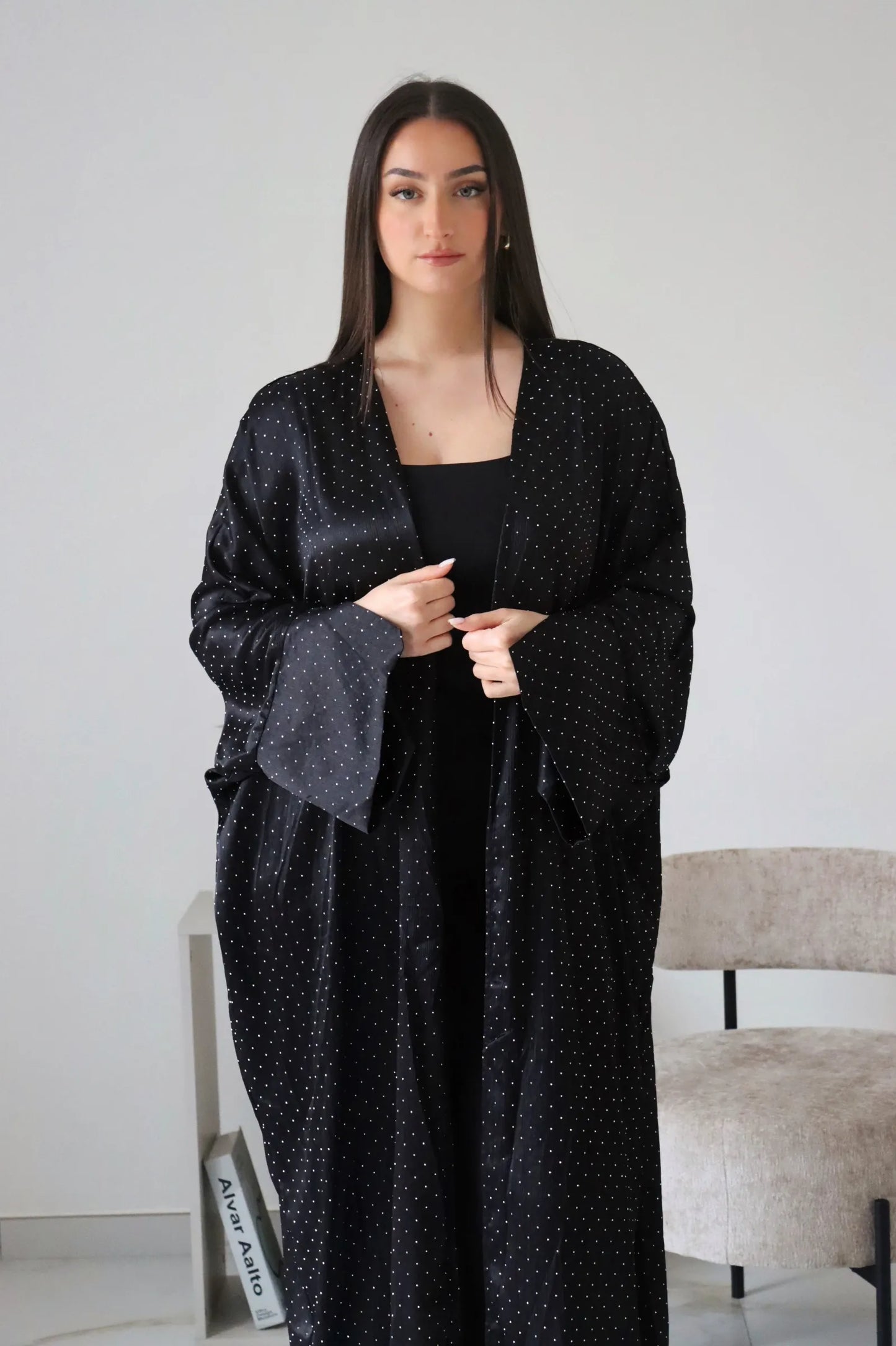 KIMONO YASMINE NOIR