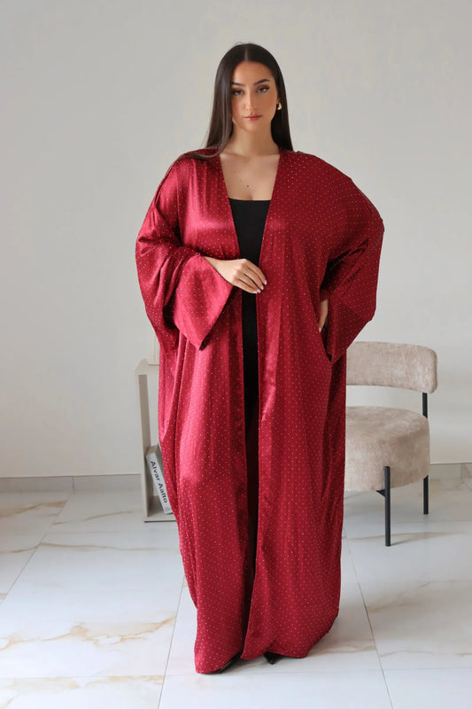 KIMONO YASMINE BORDEAUX