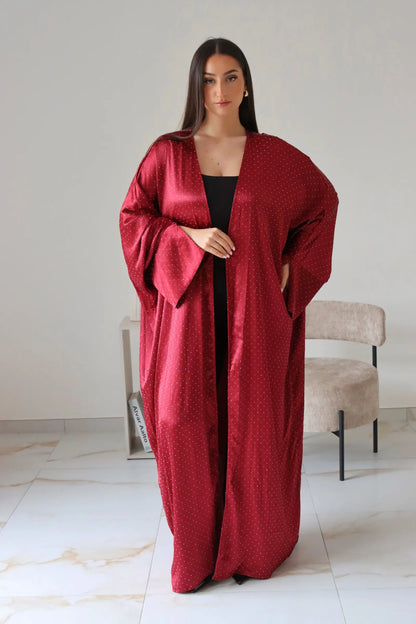 KIMONO YASMINE BORDEAUX